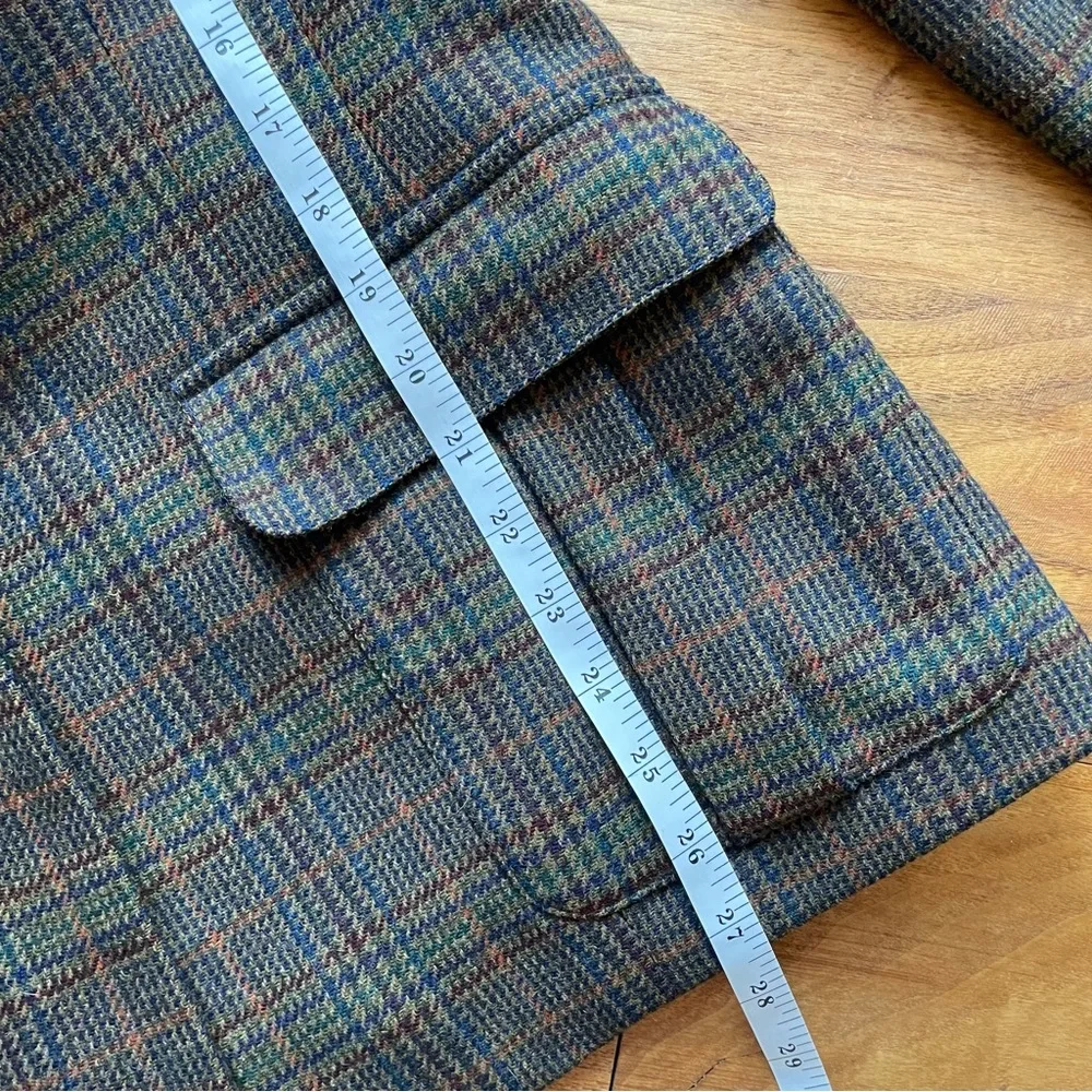 Lauren Ralph Lauren Checkered Blazer - Brown and Blue - Picture 15 of 16